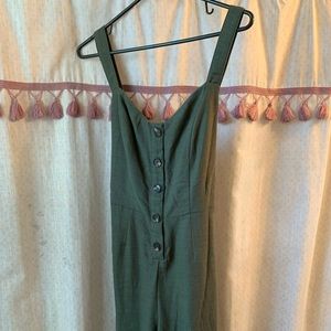 Olive green jumpsuit